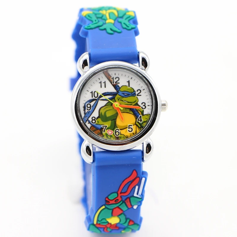 Cute Teenage Mutant Ninja Turtles Style Kids Analog Quartz Wrist Watch cartoon 3D watch Cute Teenage Mutant Ninja Turtles Style Kids Analog Quartz Wrist Watch cartoon 3D watch