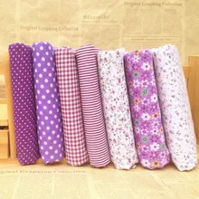 7 шт. хлопок из ткани, шитье ручной работы Домашний декор материал ткани для фетр для пэчворка рукоделие DIY цветочные принты ткань FAB07