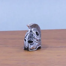 Нержавеющая сталь нож бусины Спарта шлем Паракорд зонтик веревка Шарик Открытый подвеска EDC