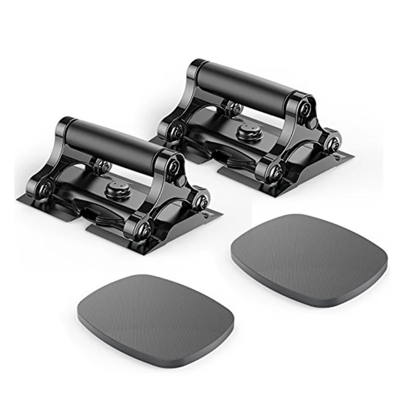 

3 In 1 Ab Rollers Kit Push-ups Training Fitness Equipment Home Gym Muscle Exercise Abdominal Wheels + 2 Knee Pad Brake Plate 30