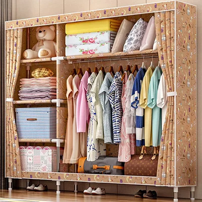 Комод для хранения вещей шкаф для одежды гардероб тканевый шкаф складной шкаф шкаф для одежды из ткани многофункциональный шкаф для дома хранение - Цвет: D