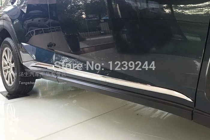 

Chrome Side door Body molding mouliding trims For Lexus NX AZ10 NX200T NX300H 2015 2016