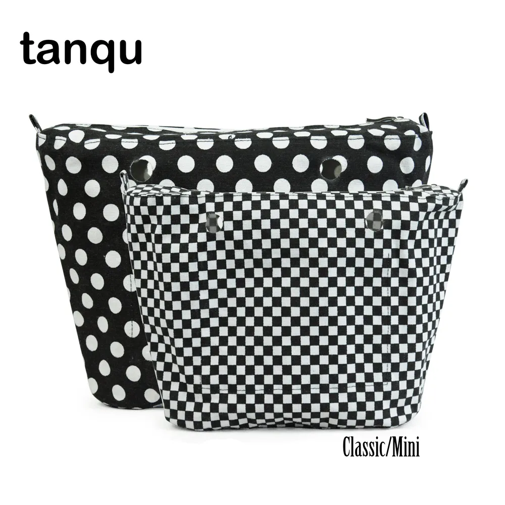 Tanqu 2018 новый классический мини красочные вставки внутренний карман для Obag o сумка