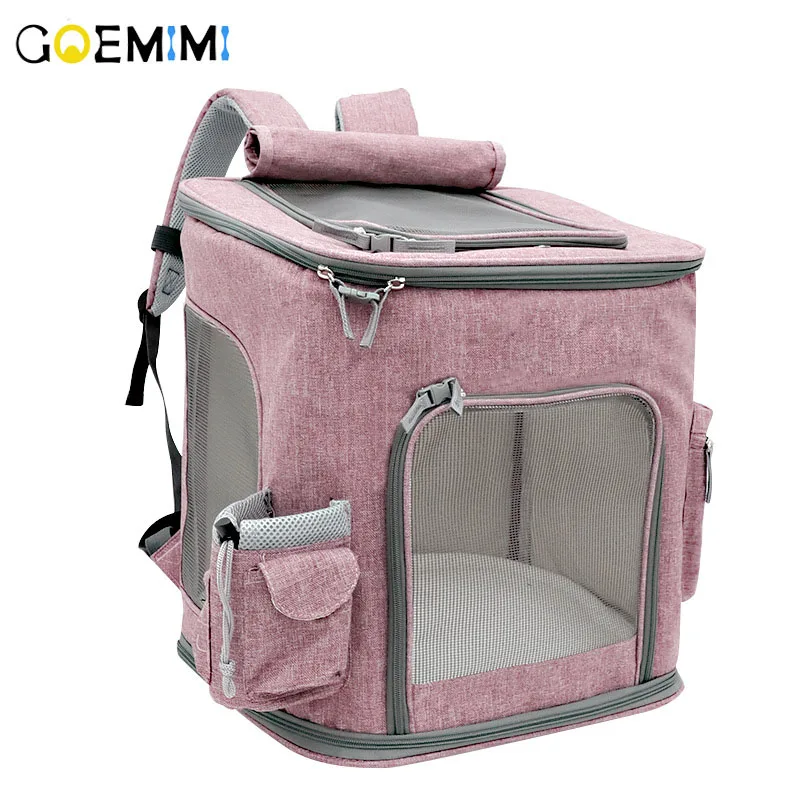 

New Arrival Pet Cat Backpack Breathable Mesh Dog Carrier Top Quality Pet Puppy Outgoing Bag Cat Travel HandBag