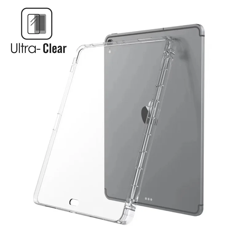 Чехол для Apple iPad Pro 11 и 12 9 2018 силиконовый мягкий чехол из ТПУ планшета