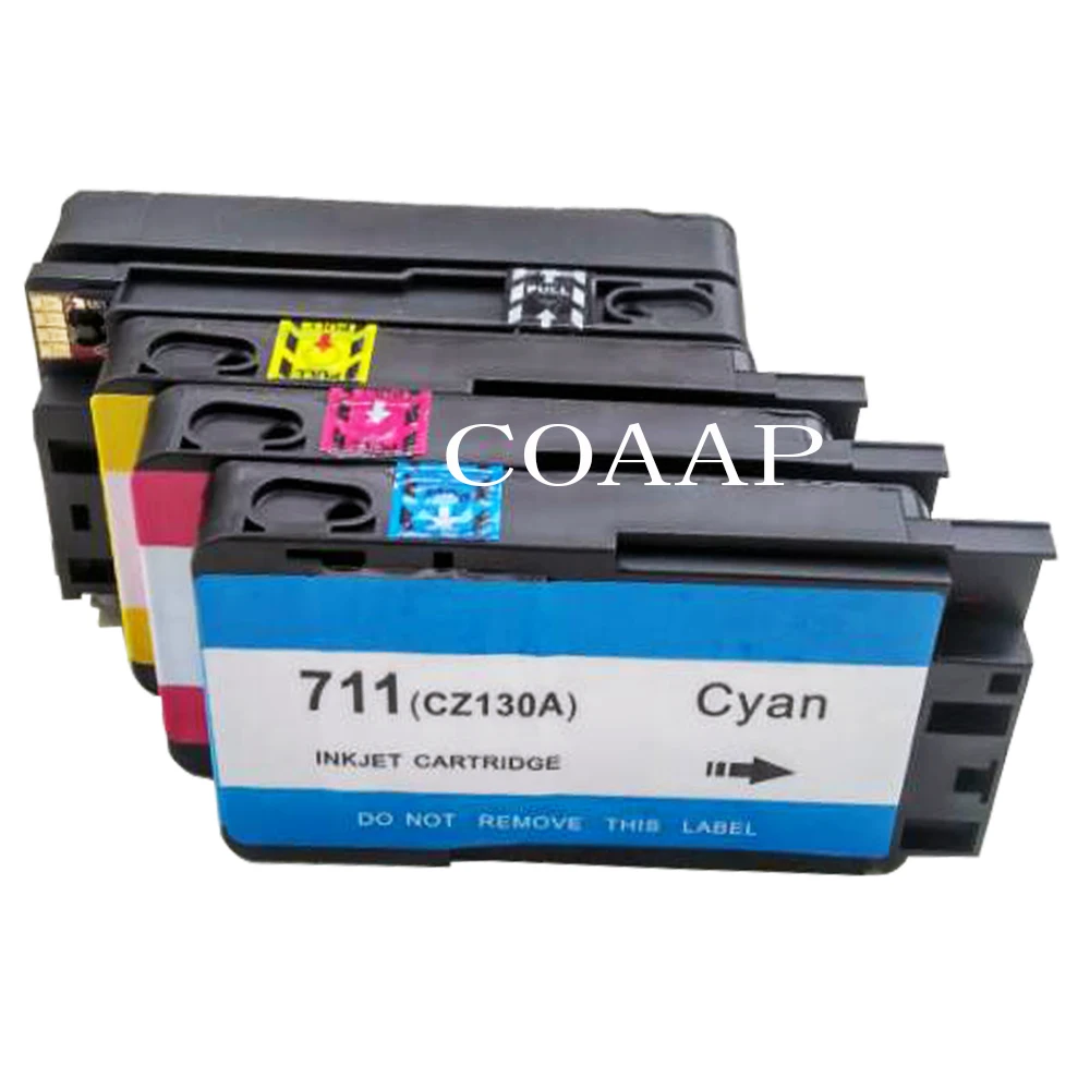 1Set Compatible HP 711 CZ133A CZ130A CZ131A CZ132A Replacement Ink Cartridges for HP DesignJet T520 T120 Printer Full Ink 1Set Compatible HP 711 CZ133A CZ130A CZ131A CZ132A Replacement Ink Cartridges for HP DesignJet T520 T120 Printer Full Ink