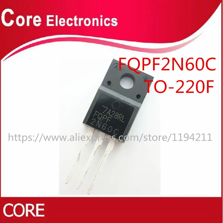 50PCS FQPF2N60C 2N60C TO 220 2N60 TO220 MOS FET transistor New original ...