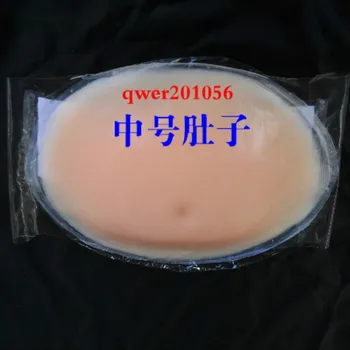 

free shipping Silica gel props silicone maternity fake belly pregnant silica gel skin belt