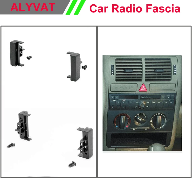 Высокое качество автомобиля DVD Радио фасции Для AUDI A2(8Z) A3(8L) A4(B5) A6(4B) A6(4B) стерео Facia Dash CD отделка Установка комплект
