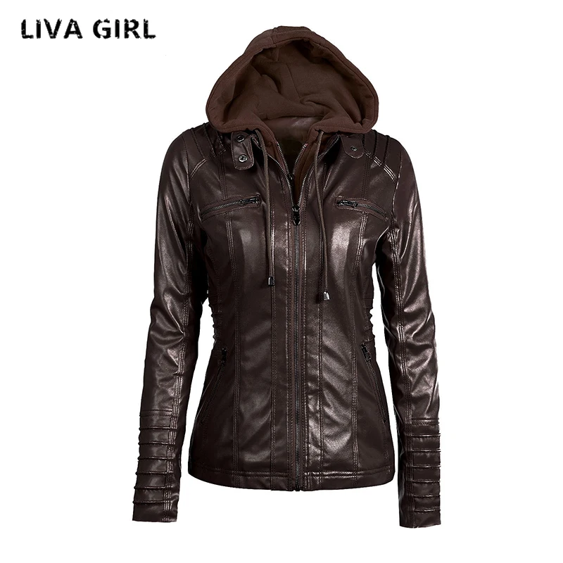jaqueta couro feminina plus size