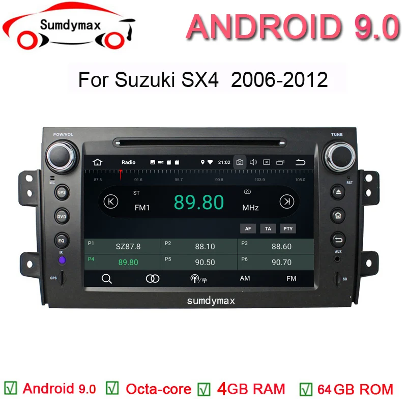 Андроид магнитола suzuki sx4