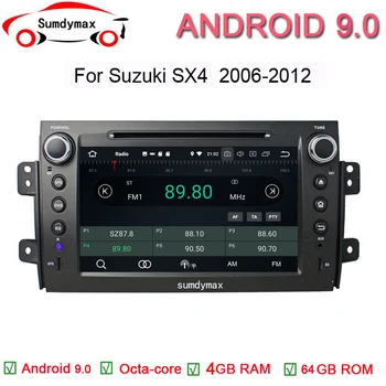 

2 Din 8" Android 9.0 Car Multimedia Player For SUZUKI sx4 2006-2012 Car Radio Stereo DVD Player Audio octa Core 4G RAM 64G ROM