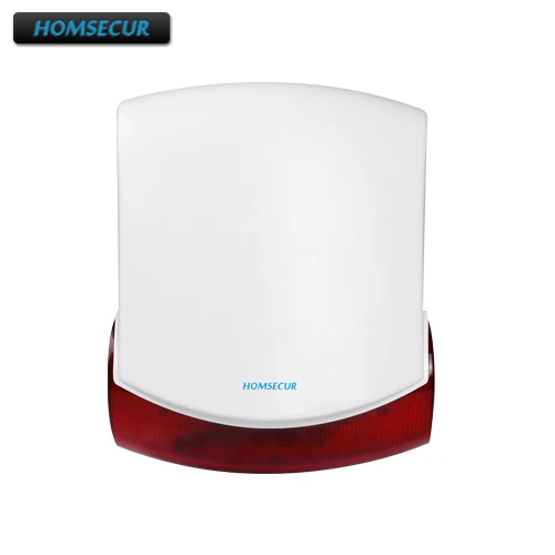 HOMSECUR A16 1 Wireless Flash Strobe External Siren for Our 433Mhz GSM font b Alarm b