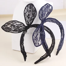 teen girls lace headband Bunny Ears Headband 4 color available