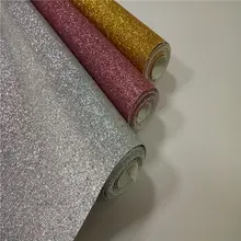 1,38 м ширина блестящие текстильные обои блестящая ткань