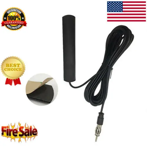 

Universal Auto Car AM FM Radio Antenna Patch Windscreen Aerial ANT-309 5M Cable