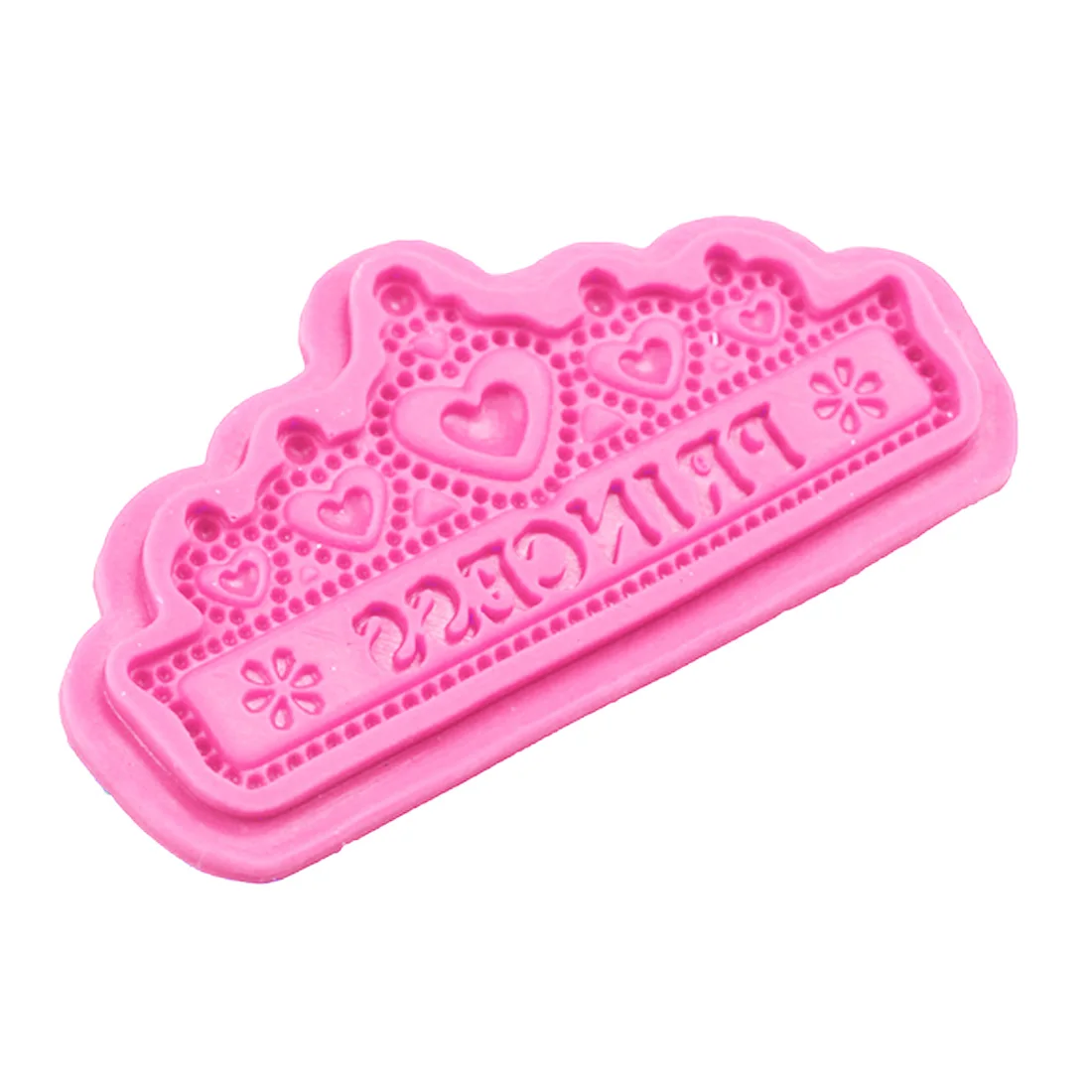 Useful DIY Princess Crown Shape Silicone Cake Mold Chocolate Jelly