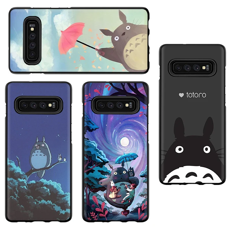Мягкий чехол для телефона Studio Ghibli Ghiblies totoro Samsung Galaxy M10 20 30 S6 7 Edge S8 9 10 Plus S10E Note 8