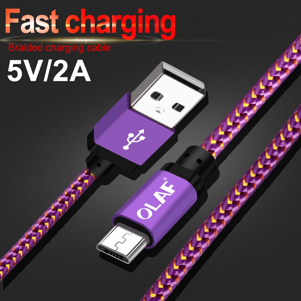 أولاف 1 m/2 m/3 m المصغّر usb كابل شحن سريع النايلون مزامنة بيانات الهاتف المحمول الروبوت usb كابل الشاحن ل Xiaomi redmi مايكرو 2.0 أولاف 1 m/2 m/3 m المصغّر usb كابل شحن سريع النايلون مزامنة بيانات الهاتف المحمول الروبوت usb كابل الشاحن ل Xiaomi redmi مايكرو 2.0