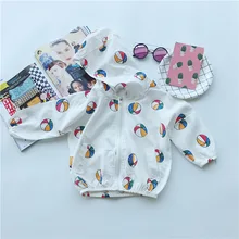 2017 New Summer enfants crème solaire veste BOBO CHOSES Enfants Manteau de Protection Solaire Garçon fille Hoodies Veste