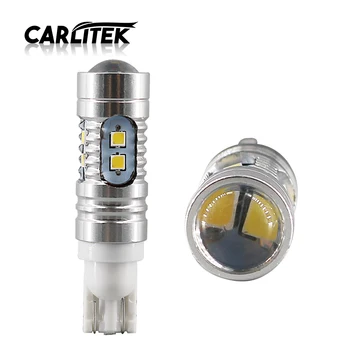 

CARLitek 2PCS T10 Led Car Lamp W5W 194 10smd Clearance Lights Reading Turn Signal Rear Tail Light Car Bulbs ampoule led voiture