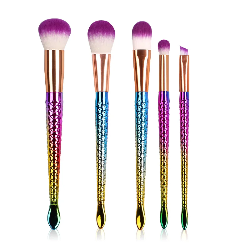 

Mermaid Eyebrow Eyeliner Eyelash Lip Brush Makeup Brushes Cosmetic Tool Make Up Eye Brush Set Unicorn Makeup Brushes Tool