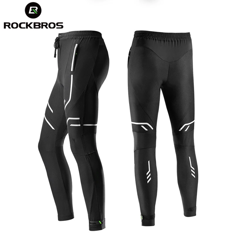 

Rockbros Cycling Pant Tights Downhill Mountain Bike Trousers Mtb Riding Reflective Sports Running Trousers Spring Summer Autumn