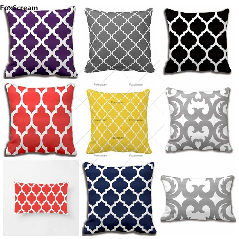 Morocco Pillow Case Decorative Pillows Cover Geometric Cushion Cover Home  Decor quatrefoil cushion cover for sofa|cushion cover|decorative pillow  coverscushion cover home decor - AliExpress