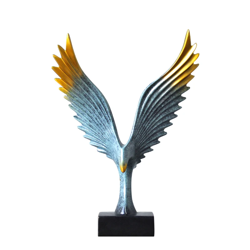 

Creative Resin Eagle Figurines Vintage Eagle Statue Home Decor Crafts Room Decoration Objects Resin Animal Figurines Ornament