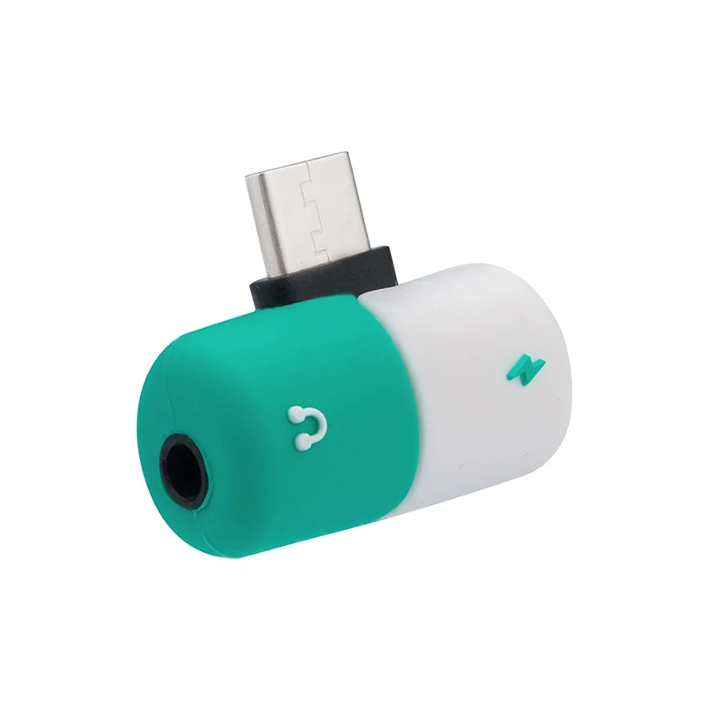 Pill 2 в 1 Аксессуары для наушников зарядный кабель Otg type C Otg Micro Usb C до 3,5 мм адаптер для наушников аудио разветвитель для зарядки - Цвет: 3