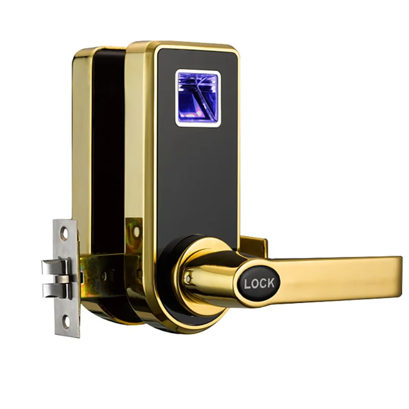 Biometric Electric Door Lock Digital Smart Fingerprint , 2 Keys