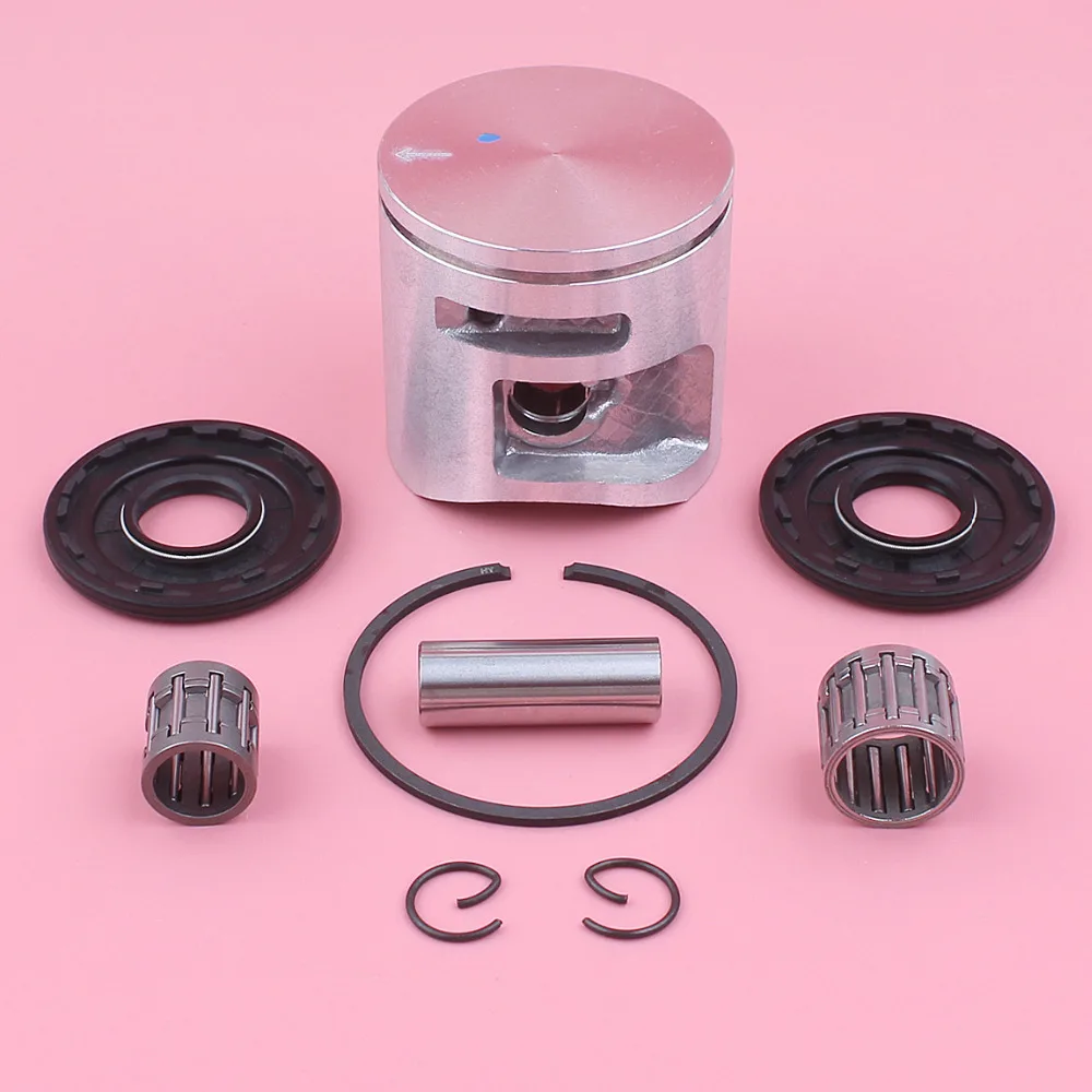 44mm Piston Pin Ring Circlip Kit For Husqvarna 450 E Chainsaw Spare Part Crank Oil Seal Needle Bearing