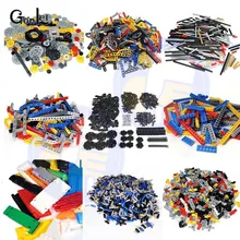 200 граммов Technic gear, беспробиваемые лучевые рукоятки, штифты Connctor, ось, цепь, панель, звено цепи, части, MOC, кирпичный набор, игрушки