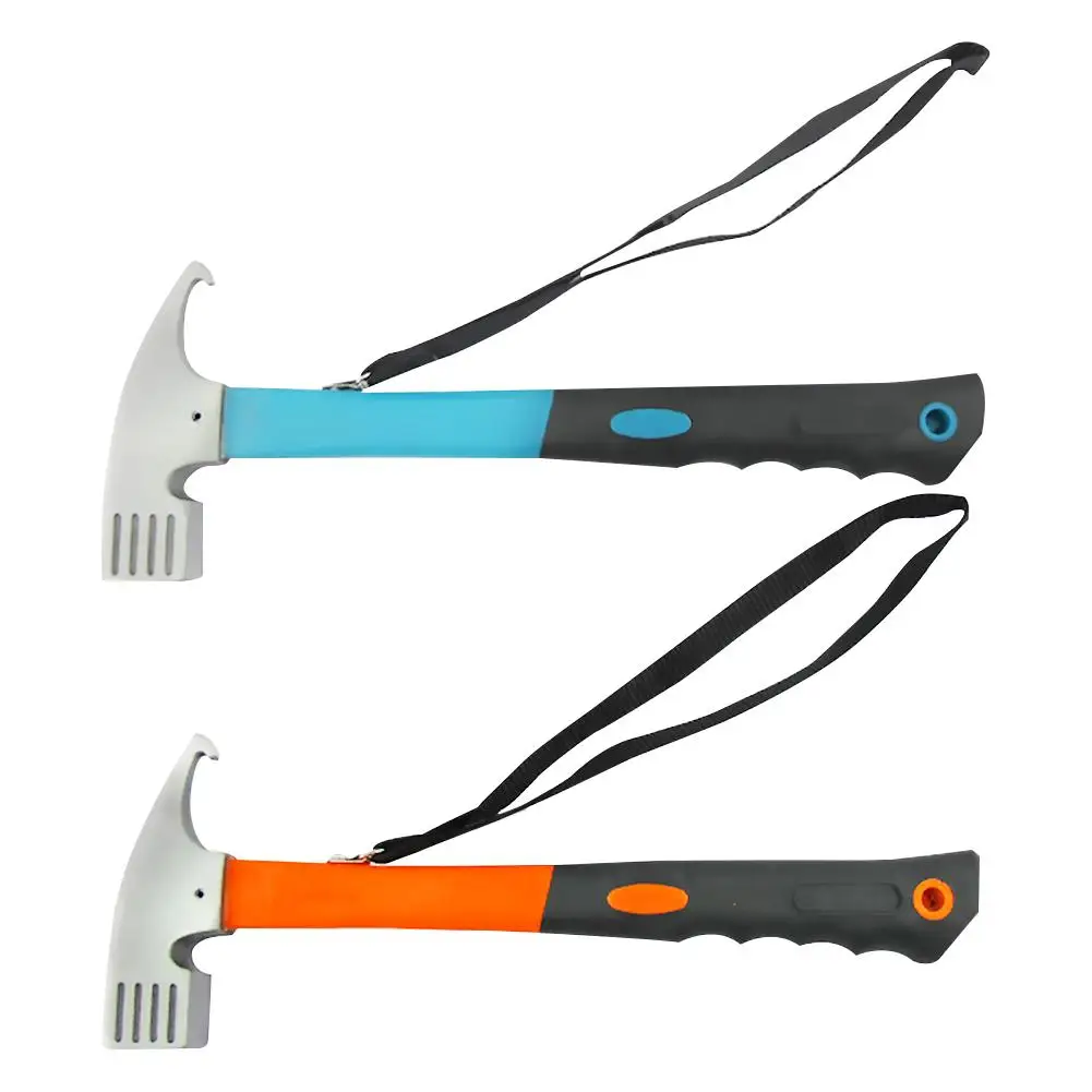 

Outdoor Mountaineering Camping Essential Hammer Tent Nail Puller Multi-functional Hammer Tools Essential Tools For Camping