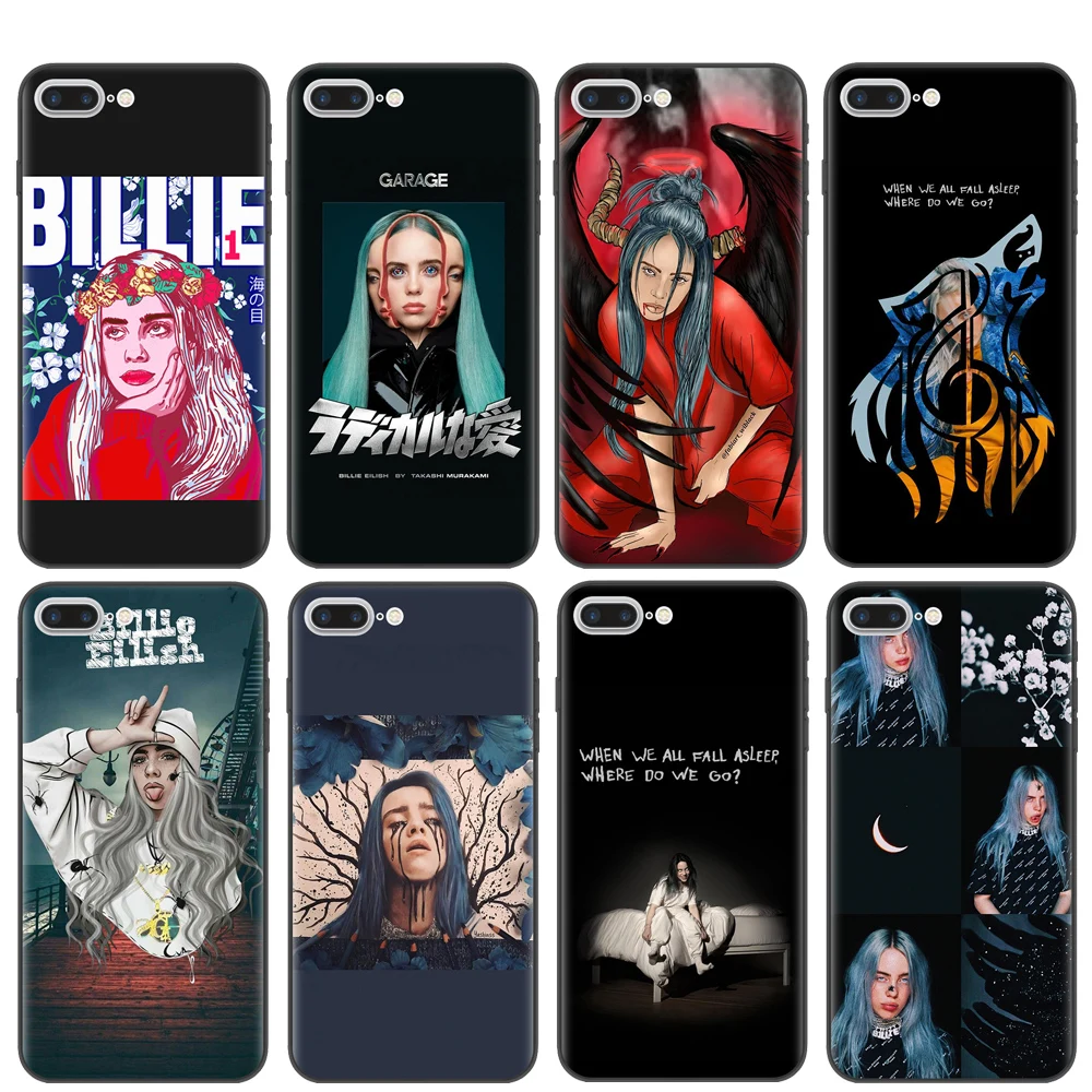 

When We All Fall Asleep, Where Do We Go Billie eilish Soft Back Cover Phone Case For iPhone X 5S SE 6 6SPlus 7 8 Plus XS MAX XR