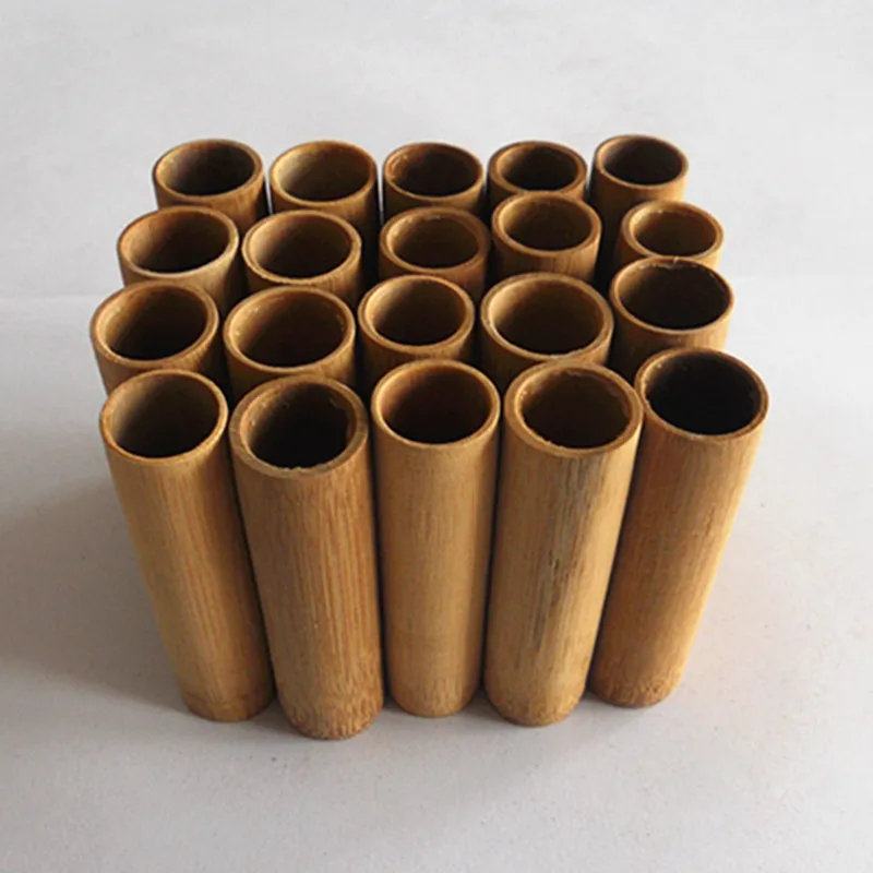 10pcs Vacuum Cupping Thumb Carbonized Bamboo Small Jar Body Massager Acupuncture Therapy Traditional Medical Treatment Massage 5