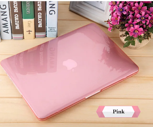 Прозрачный матовый жесткий чехол-накладка для MacBook Air 11 A1465/air 13 дюймов A1466 pro 13,3 15 A1278 retina 13 A1502 - Цвет: crystal Pink