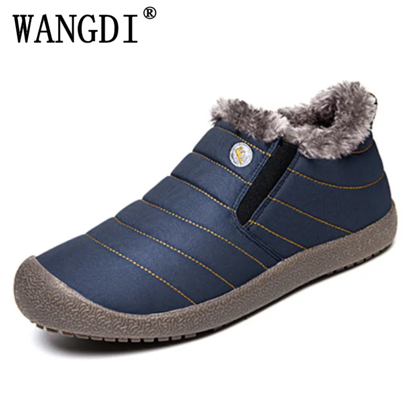 

Large Size 35-48 Winter Sneakers Men High-top Plus Cotton Warm Casual Shoes Rubber Sole Non-slip Shoes Soft Casual Shoes