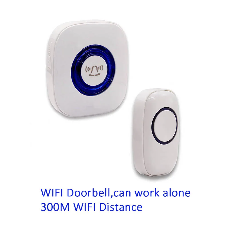 

Wifi Doorbell EU/US plug 52 Songs Optional Waterproof Touch Button Smart Home Welcome Door bell
