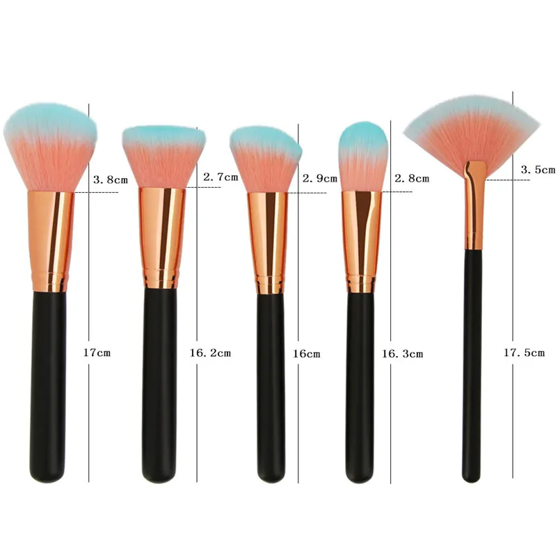 

2019 New 12PCS Make Up Foundation Eyebrow Eyeliner Blush Cosmetic Concealer Brushes makeup brushes B1