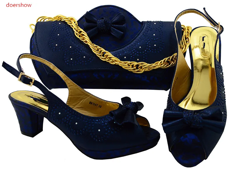 doershow D Italian Ladies Shoes and Bags To Match Set African Women Italian Shoes and Bag Set Rhinestone Wedding Shoes!SWR1-34 doershow D Italian Ladies Shoes and Bags To Match Set African Women Italian Shoes and Bag Set Rhinestone Wedding Shoes!SWR1-34