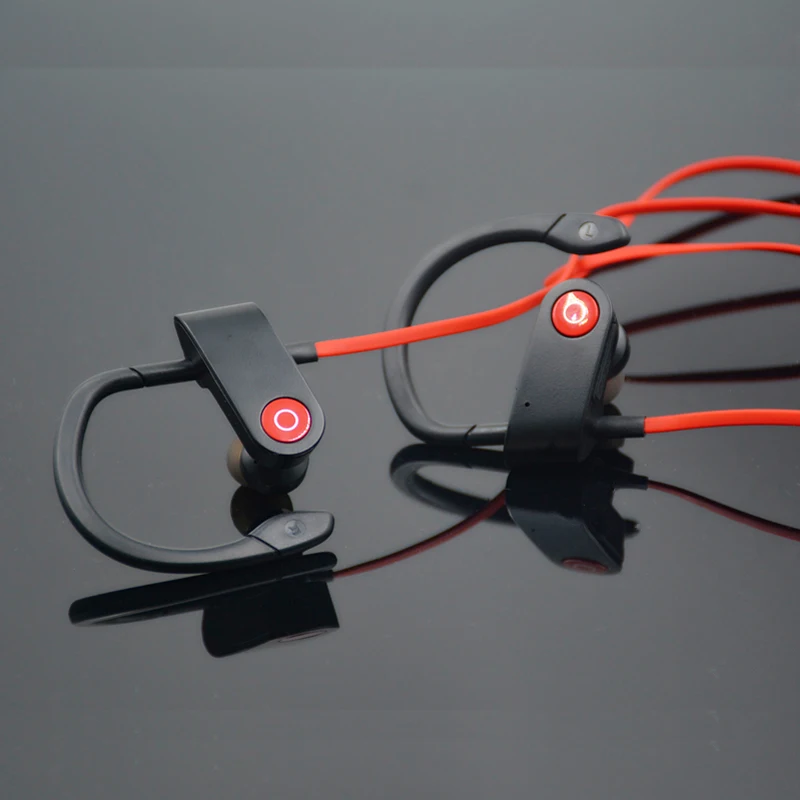 M J Clear Bluetooth 4 1 Wireless Headset Ear Hook Sport Running Jogging Binaural Headphone With Microphone For Apple Samsung