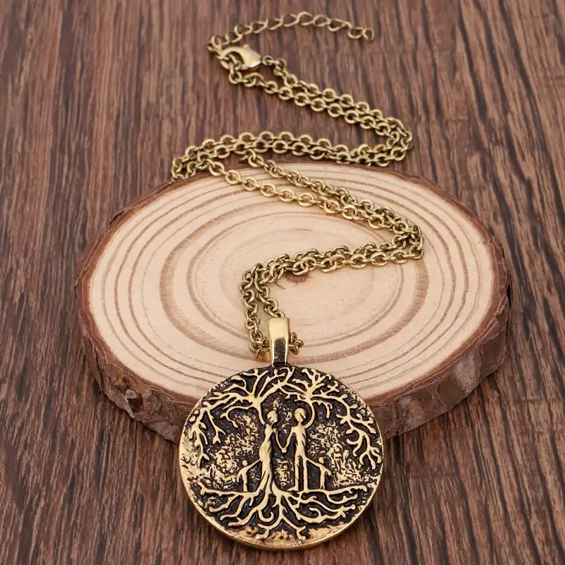 mother child tree of life pendant