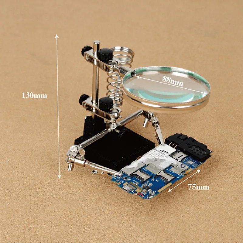 CMHI 3X Main Lens / 4.5X Auxiliary Lens Hand pliers magnifier iron