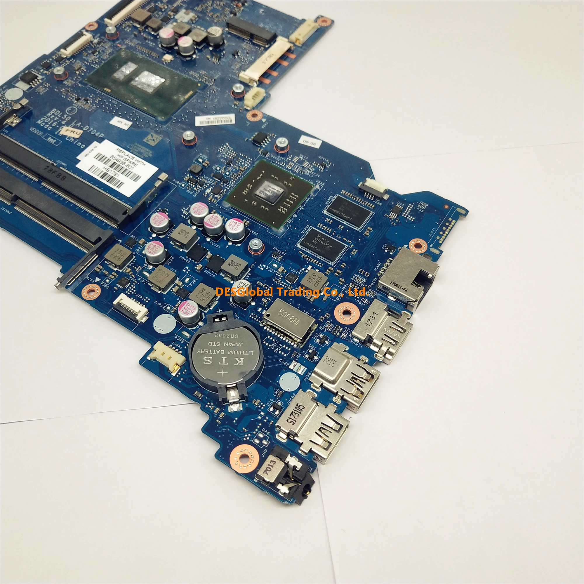 discount  For HP 15-AY 15-ay015ds Laptop Motherboard i5-6200U LA-D704P DDR4 854936-501 854936-001 Mainboard B