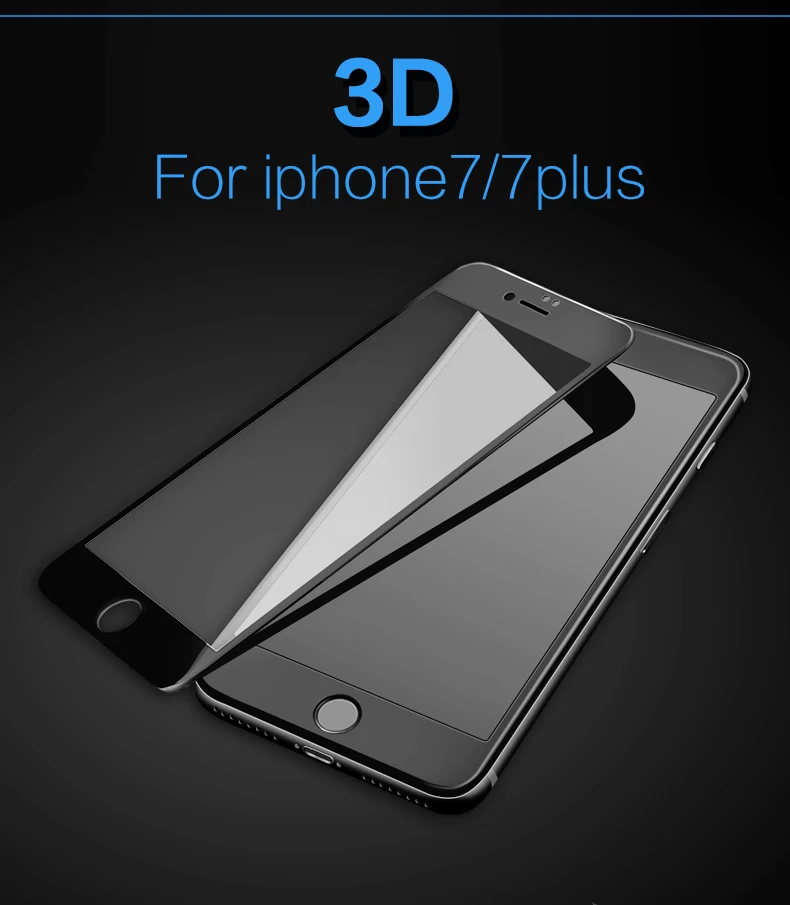 Mocolo 3D изогнутое премиум стекло для iPhone 7 полное покрытие Защита экрана для iPhone 8 Закаленное стекло пленка для iPhone X для 6 6 S