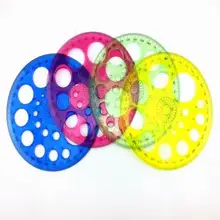QONE 500 штук 360 градусов транспортир все круглые линейки круг шаблон школьные чертежные принадлежности случайный цвет
