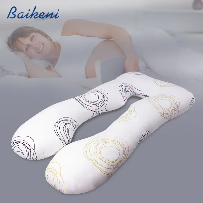 

U Shape Pregnancy Pillow Sleeping Support Pillow For Pregnant Women Body Maternity Pillows Pregnancy Long Side Bedding Cushion