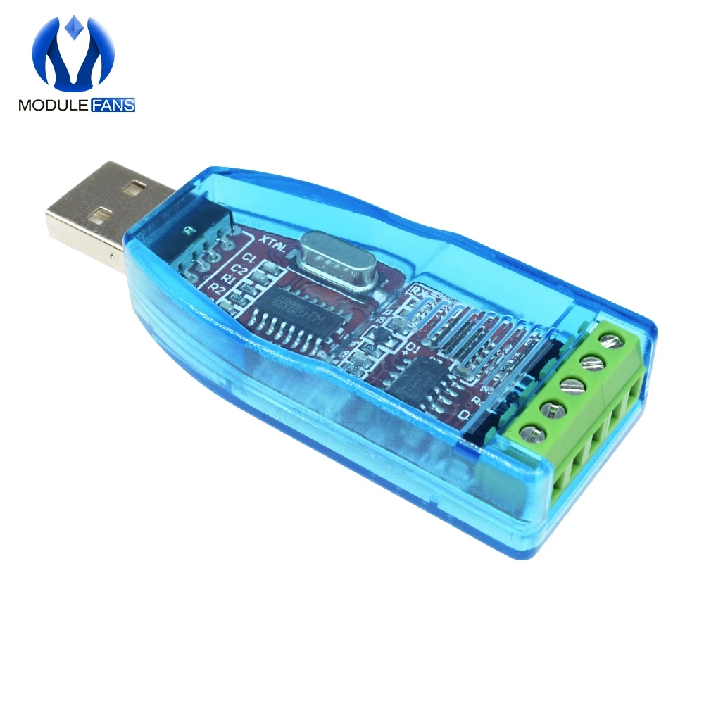 Промышленный USB в RS485 преобразователь обновление защиты RS485 конвертер Совместимость V2.0 Стандартный RS-485 Соединительный Модуль платы