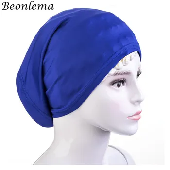 

Beonlema Head Cover Caps Hijabs Musulman Inner Bonnet Adult Stretchy Turban Cap Women tulband Muslim Prayer Hijab kopftuch